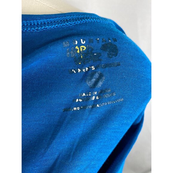 Mountain Hard Wear turquoise long sleeve tee workout hiking adventure medium - Picture 6 of 6